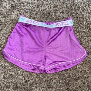 Justice Purple Shorts